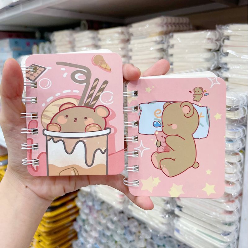 Sổ tay mini A7 nhiều hình