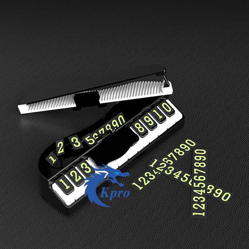 Bảng số điện thoại Đàn Piano để taplo ô tô khi đỗ xe - Hàng Kpro chất lượng cao