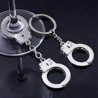Móc Khóa Kim Loại Hình Còng Tay Mini Độc Đáo