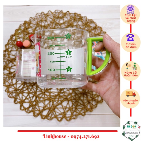 Ca Đong Chia Vạch Hình Thú Nhật Bản - 300ml