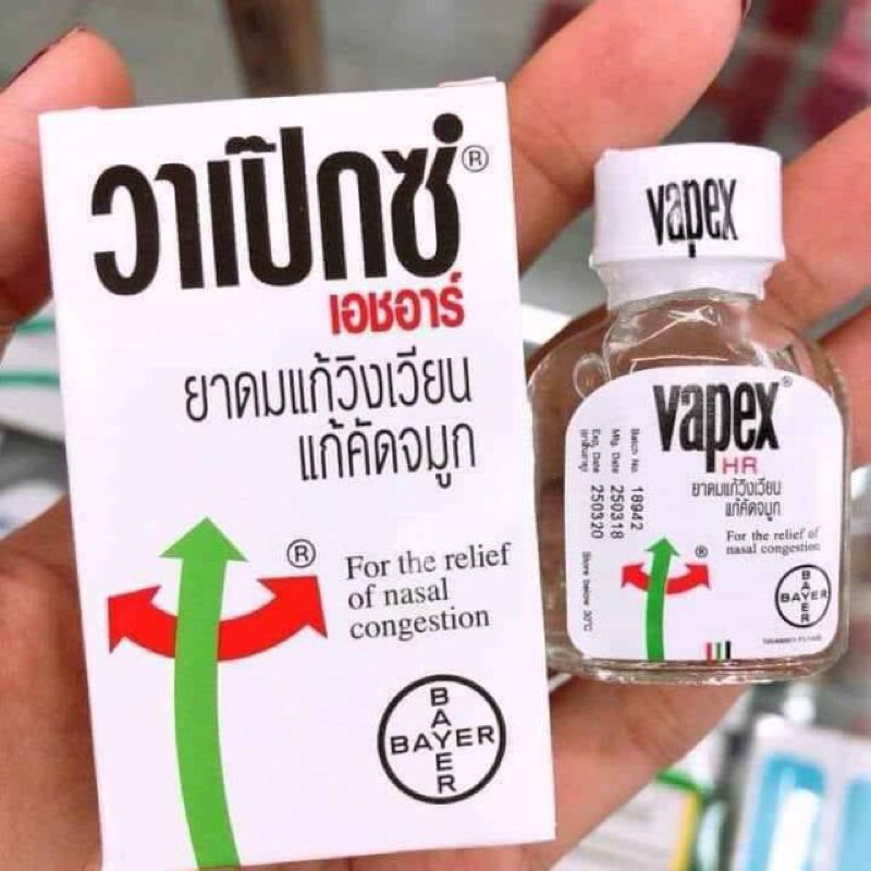 Dầu nghẹt mũi nhức đầu VAPEX THÁI LAN 5ml