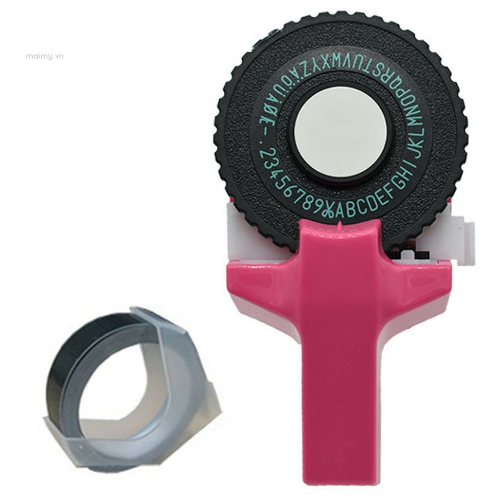 Máy In Dập Nổi Chữ Cái Và Số Kèm Băng Dính Mới