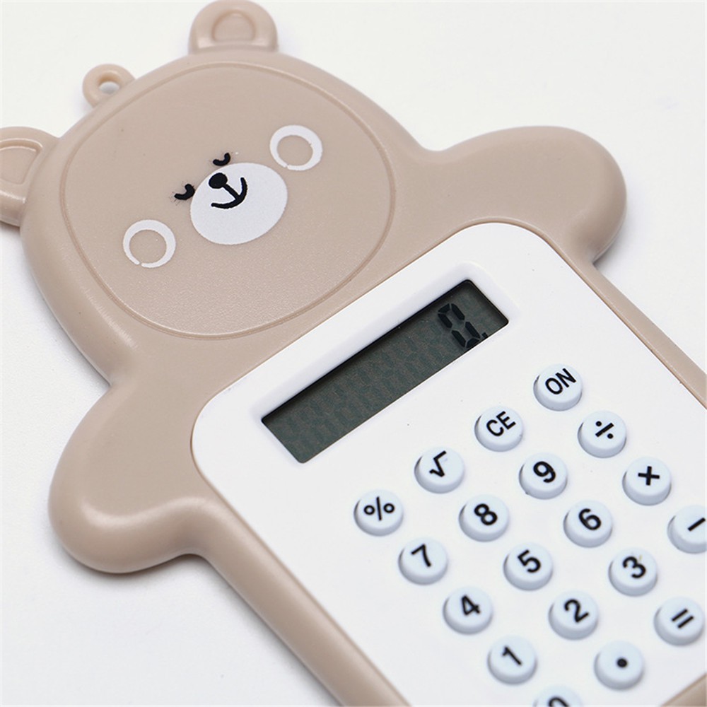 Máy Tính Cầm Tay 8 Chữ Số Hình Gấu Dễ Thương