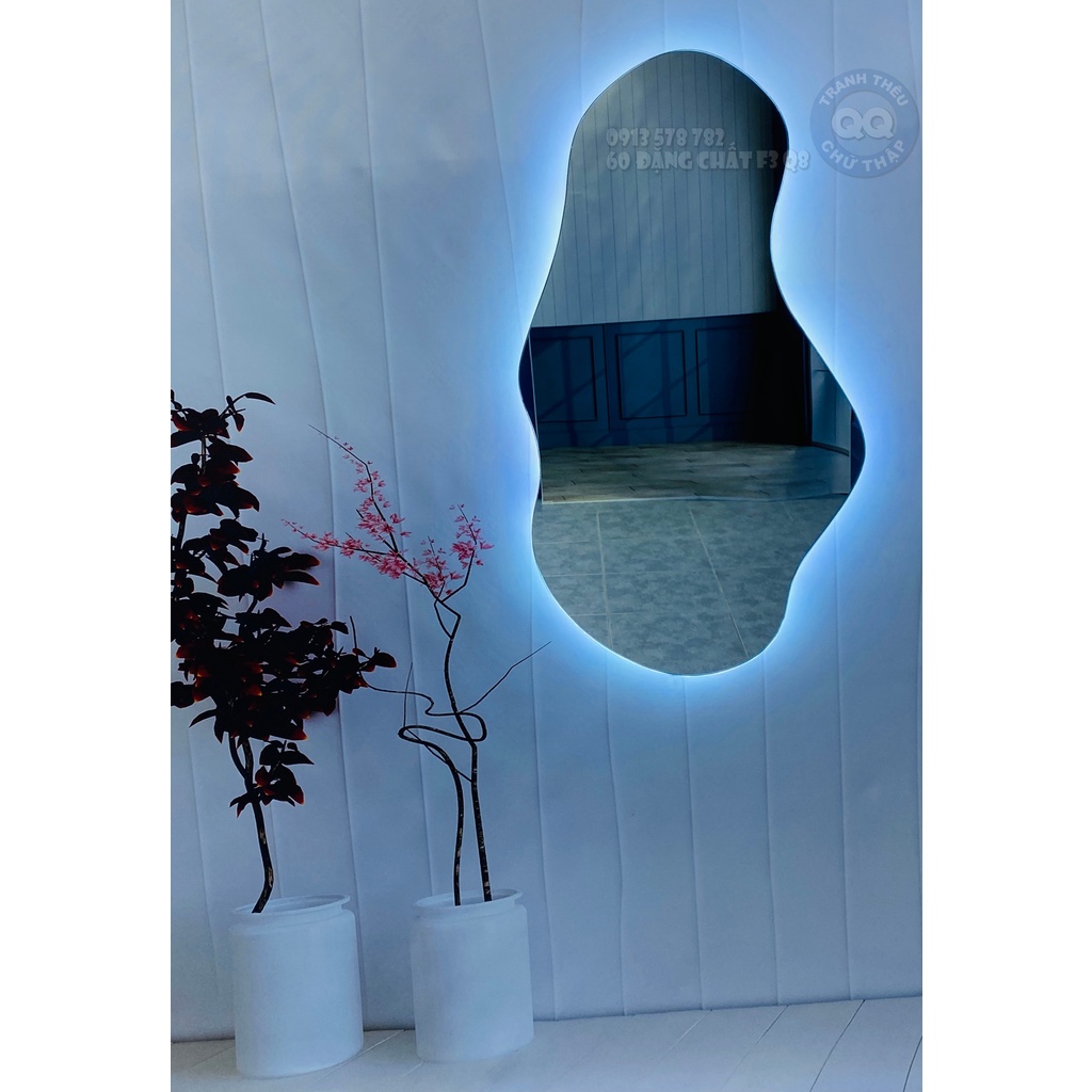 50x70cm Gương soi treo tường Gương soi toilet Gương nhà tắm Gương soi toàn thân