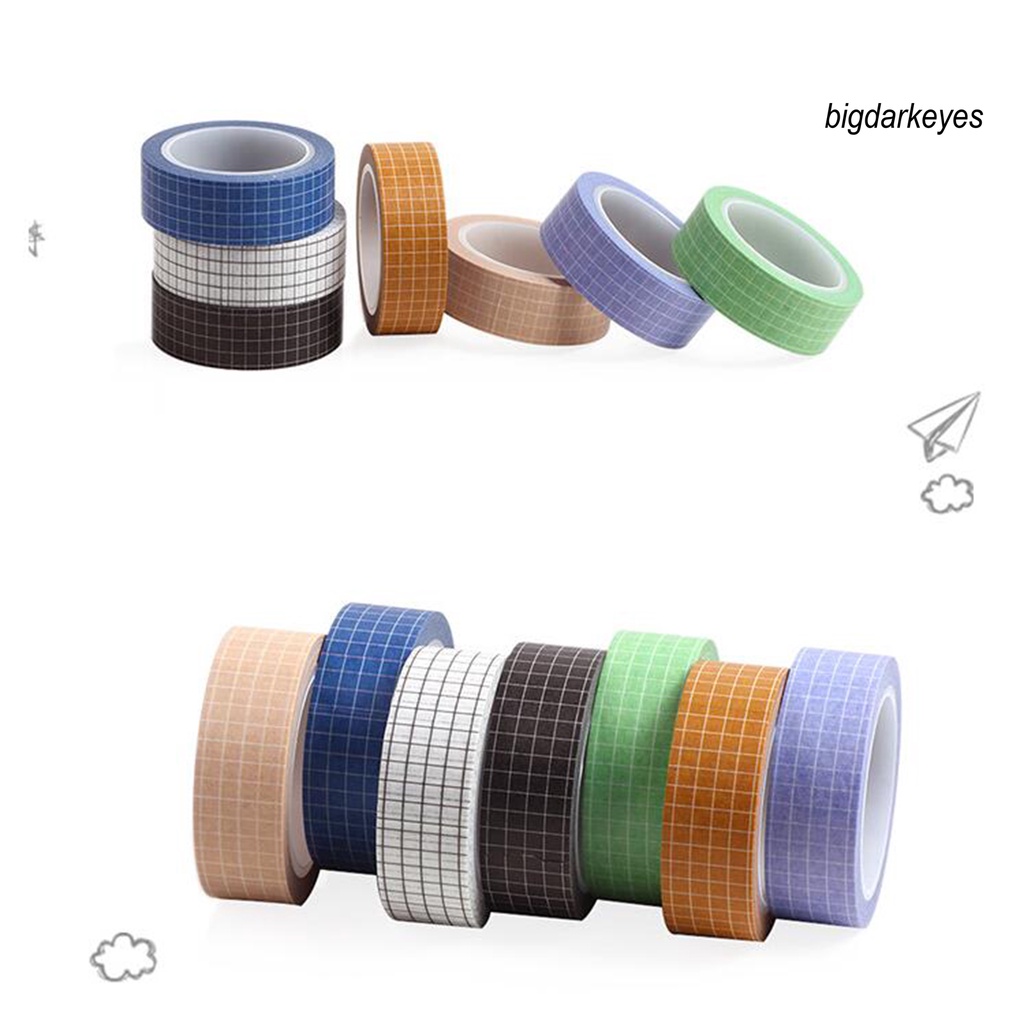 Cuộn Băng Keo Màu Sắc Trơn Dùng Để Trang Trí Album Ảnh DIY