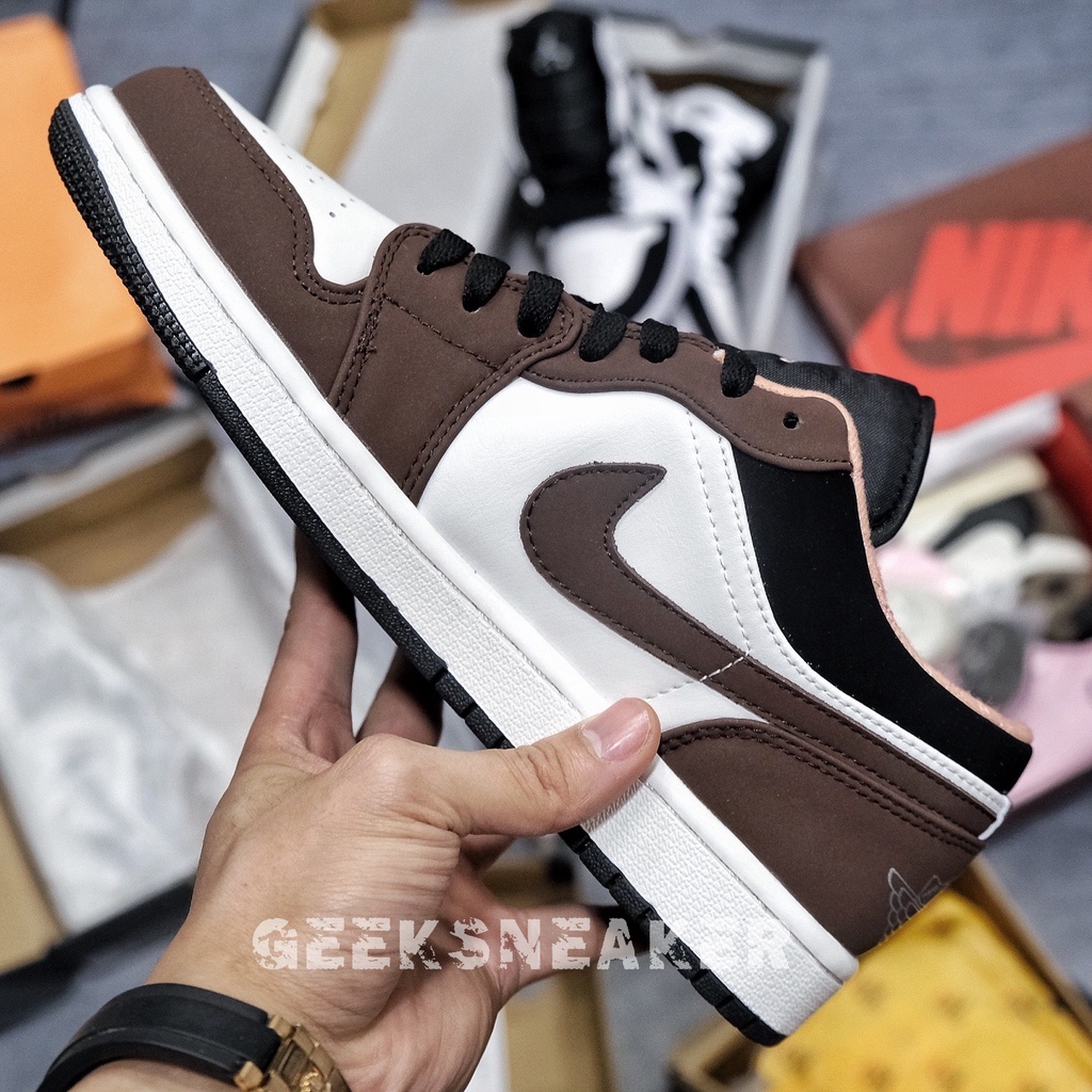 [GeekSneaker] GIày Jordan 1 Low Mocha Brow