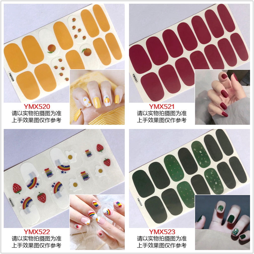 Miếng Dán Móng Tay Giả Trang Trí 3d Hình Hoa Xinh Xắn