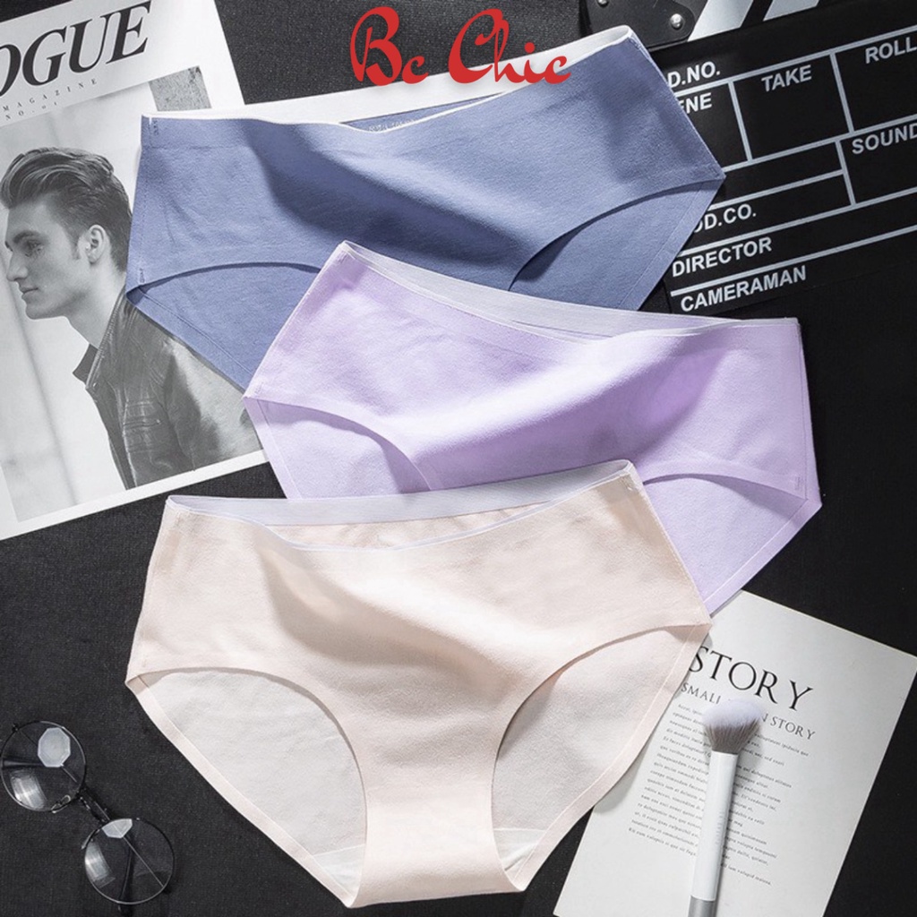 Quần Lót Nữ COTTON dán không đường may trẻ trung trẻ trung gợi cảm tôn dáng MÃ 02  BC_CHIC LINGERIE