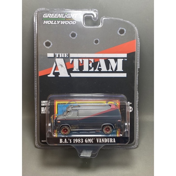 Greenlight - A Team 1983 GMC Vandura - Xe mô hình tỉ lệ 1/64