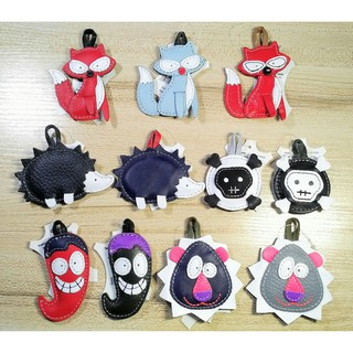 Móc khóa da handmade 100% da bò thật