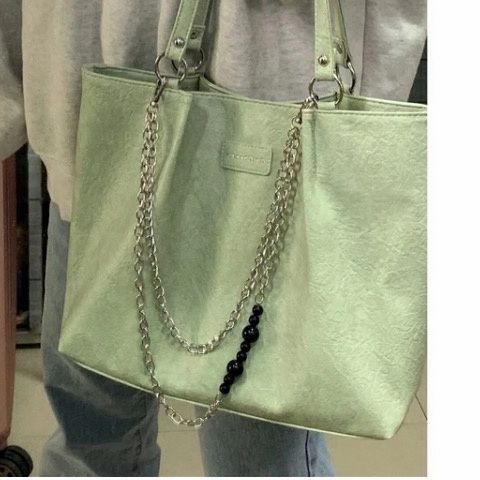 [Hàng Có Sẵn] Túi Tote Đeo Vai Sức Chứa Lớn Thiết Kế Kết Cấu Niche Dành Cho Nữ