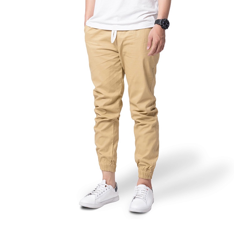Quần jogger thể thao nam kaki mã TT54 kiểu bó ống Hàn Quốc chất vải đẹp ống dài