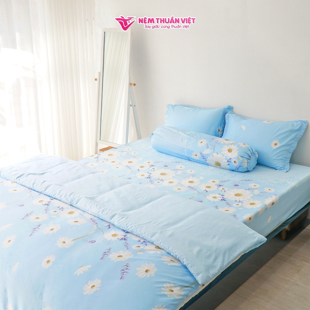 Mền Tencel Thuần Việt Cao Cấp - Xanh Dương TVM12 - Kích Thước 180x200