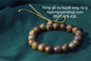 Vòng Gỗ Nu huyết long 10 ly