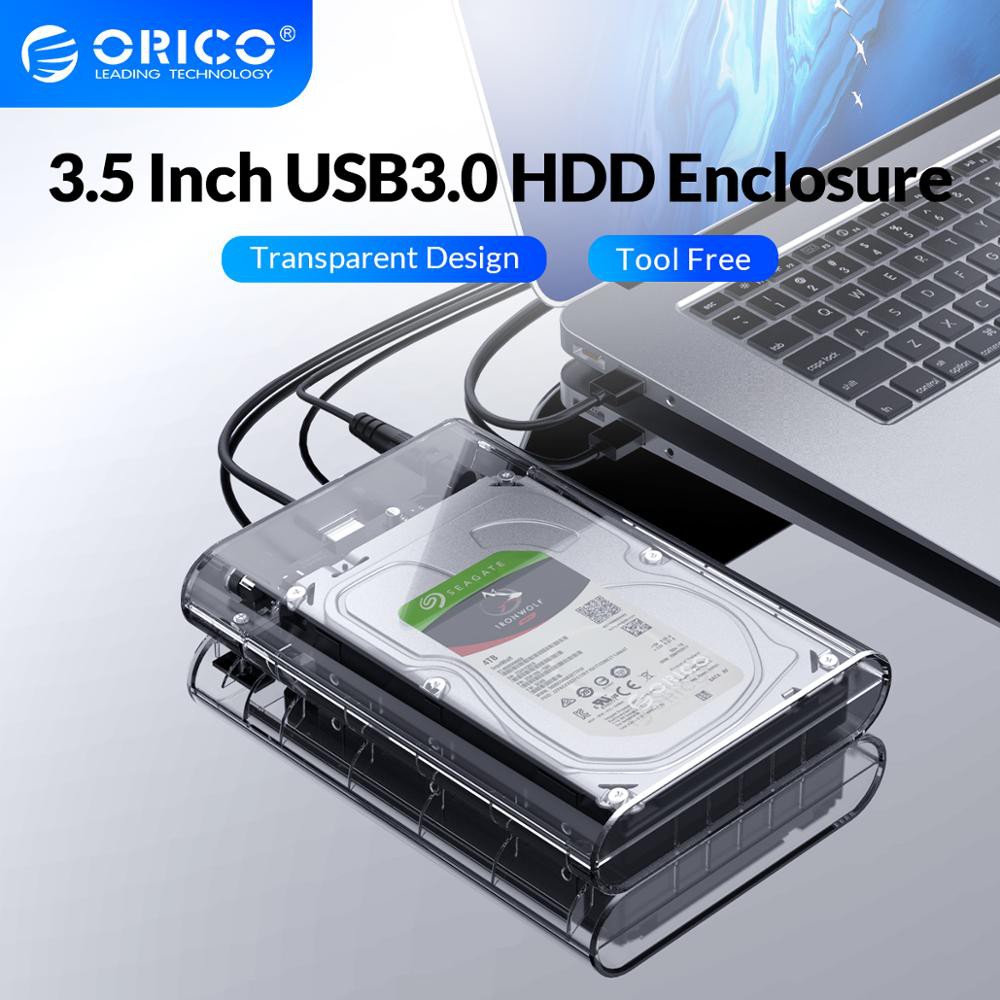 Hộp Đựng Ổ Cứng Ngoài 3.5 Usb 3.0 Sang Sata3.0 Cho 2.5 3.5 Hdd Ssd Box Hd Uasp 8tb Orico