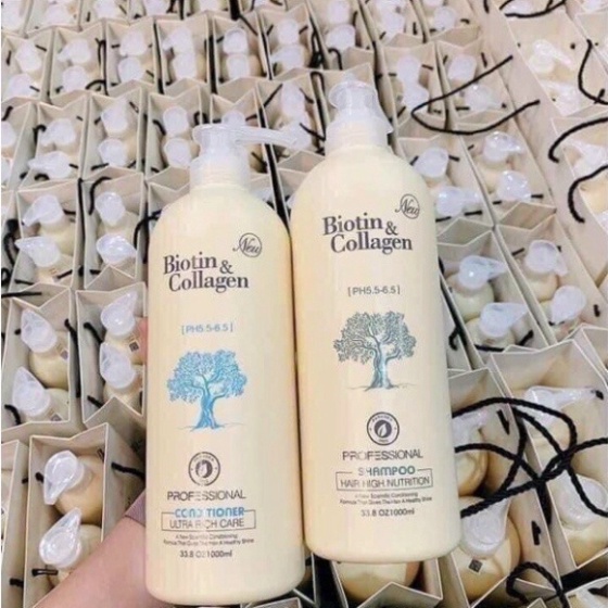 Cặp Dầu Gội Xả Biotin Collagen| Giảm Rụng Tóc, Kích Mọc Tóc, Phục Hồi Tóc Khô Xơ | Hàng Chính Hãng -voistore | BigBuy360 - bigbuy360.vn