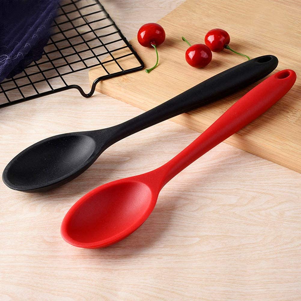 Muỗng silicon ANAEAT dành cho súp thiết kế cán dài chất lượng cao