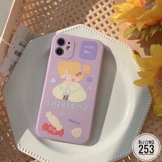 Ốp lưng iphone silicon Sweet time N20