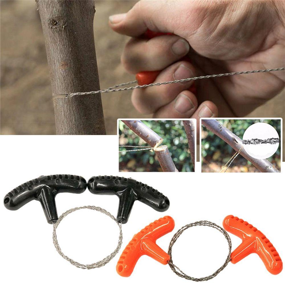 YIYU 1 Cưa Tay Dây Thép Cán Gỗ Dùng Làm Vườn Sinh Tồn
