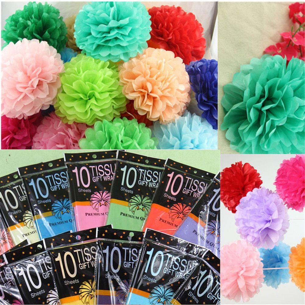 Túi 10 tờ giấy dùng để trang trí origami/ gói quà tặng/ làm bông hoa DIY nhiều màu sắc