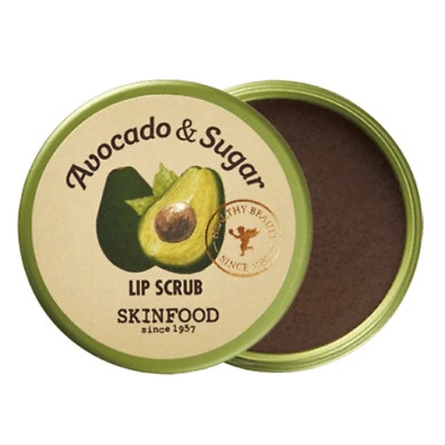 Tẩy da chết môi chiết xuất Bơ Skinfood Avocado &amp; Sugar Lip Scrub