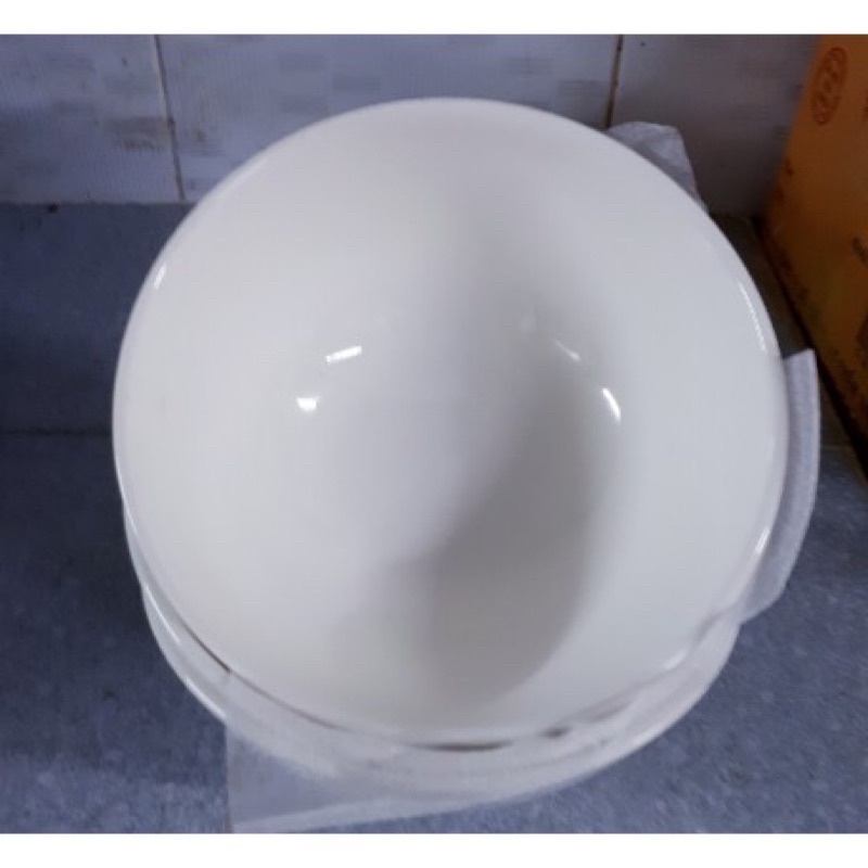 Tô sứ trắng trơn  tô ăn mì tô phở-6”-7”-8" hàng loại1-hàng dày