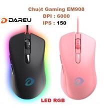 Chuột chơi game Dareu EM908 RGB USB Chính Hãng MAI HOÀNG