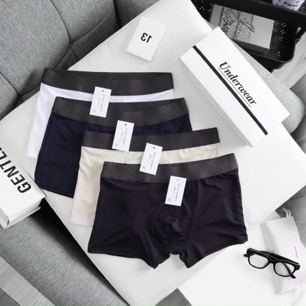 Quần lót nam, quần boxer nhiều màu chất thun lạnh kháng khuẩn co giãn 4 chiều phong cách nam tính - ARES SHOP