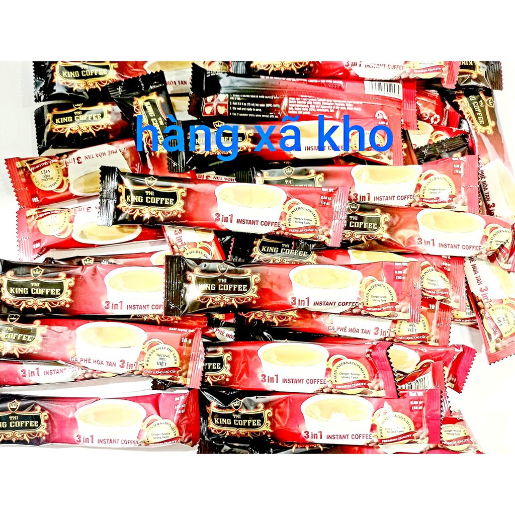 King cà phê sữa hòa tan 3 in 1 hsd:8_2024
