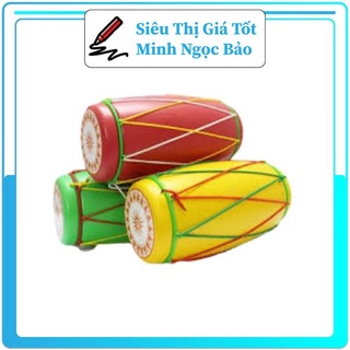 Trống cơm bằng nhựa nhiều màu sắc đồ chơi mầm non thông tư - trống cơm cho bé