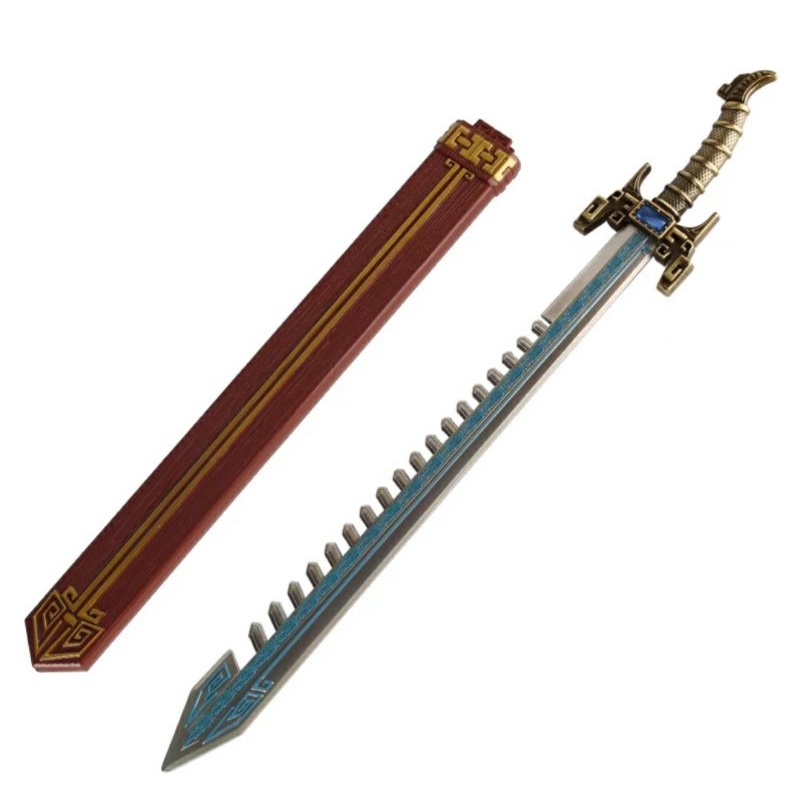 Móc khóa Xa Sỉ kiếm của Vệ Trang cực chất 19cm ( Tặng kèm giá đỡ trưng bày).