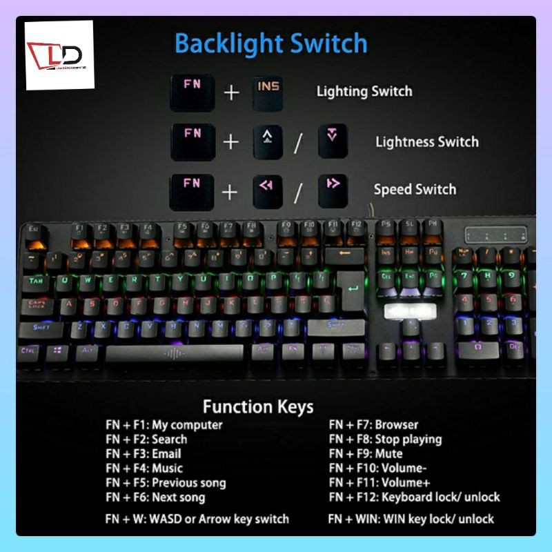 BÀN PHÍM CƠ BOSSTON MK912 BLUE SWITCH | BigBuy360 - bigbuy360.vn