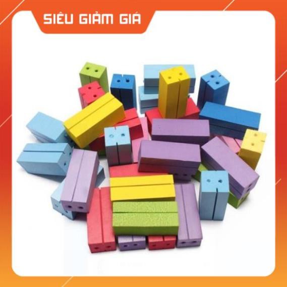 Gạch mút xốp , đồ dùng mầm non an toàn cho bé