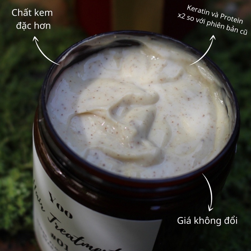Kem ủ tóc KERATIN COLLAGEN giúp bóng mượt vào nếp kem ủ tóc bồ kết KHÔNG CHỨA 𝐒𝐈𝐋𝐈𝐂𝐎𝐍𝐄 500G  Yoo.haircare