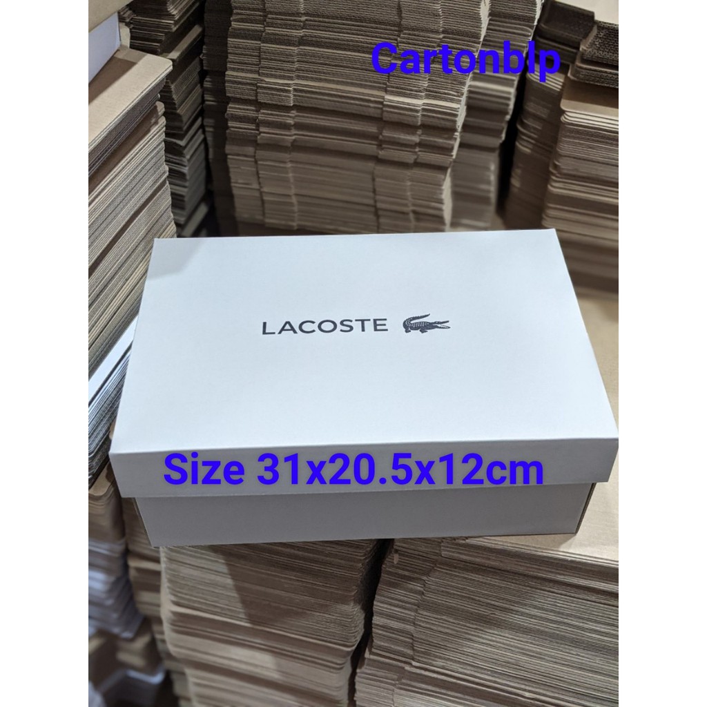 Hộp đựng giày LACOSTE size 31x20.5x12cm