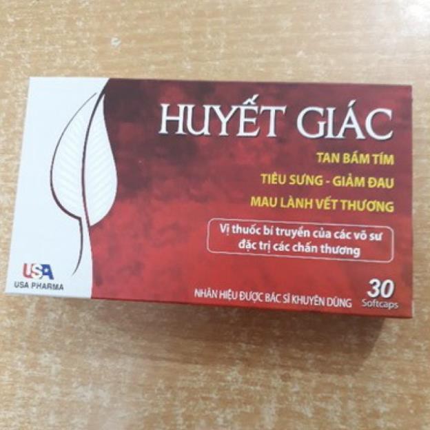 Huyết Giác Tan bầm tím, Tiêu sưng, Giảm đau, Mau lành vết thương