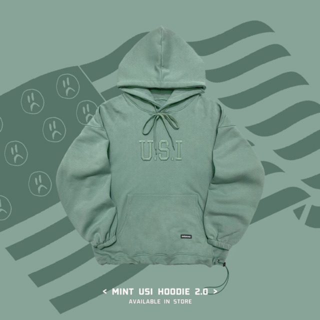 U.S.I Hoodie - màu Mint
