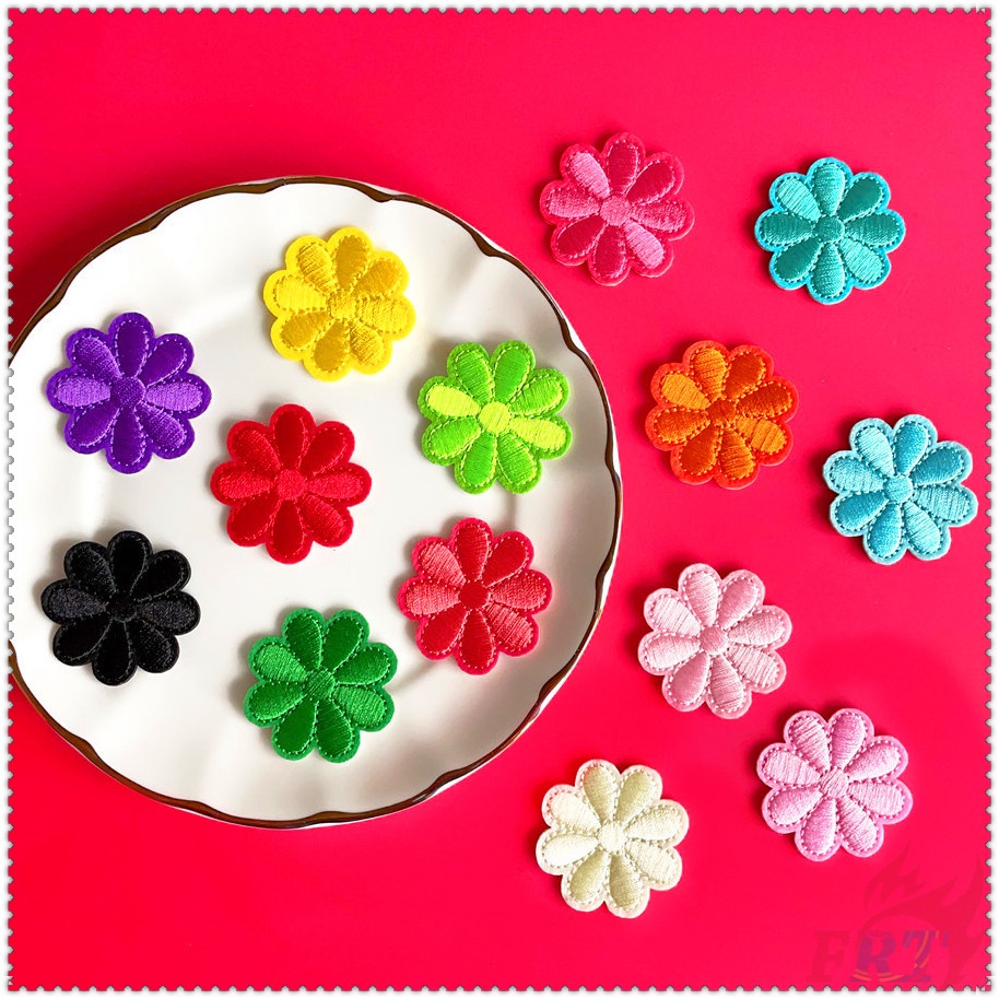 ❣️ Miếng Dán Ủi Hình Bông Hoa Nhiều Màu ❣️1 Miếng Dán Ủi Lên Giày, Quần Áo, Túi Xách