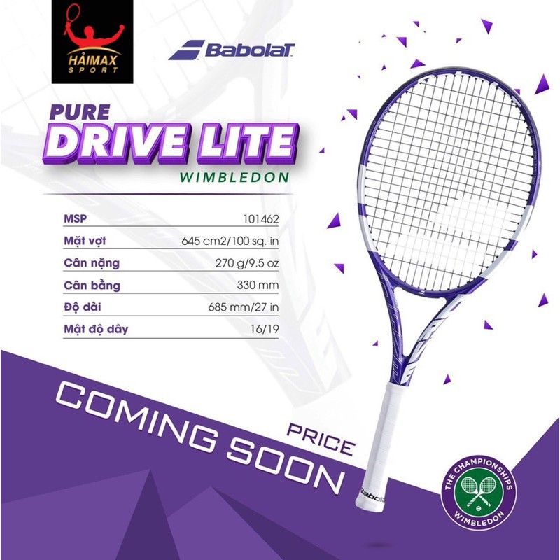 VỢT TENNIS BABOLAT PURE DRIVE LITE 270G (16X19)