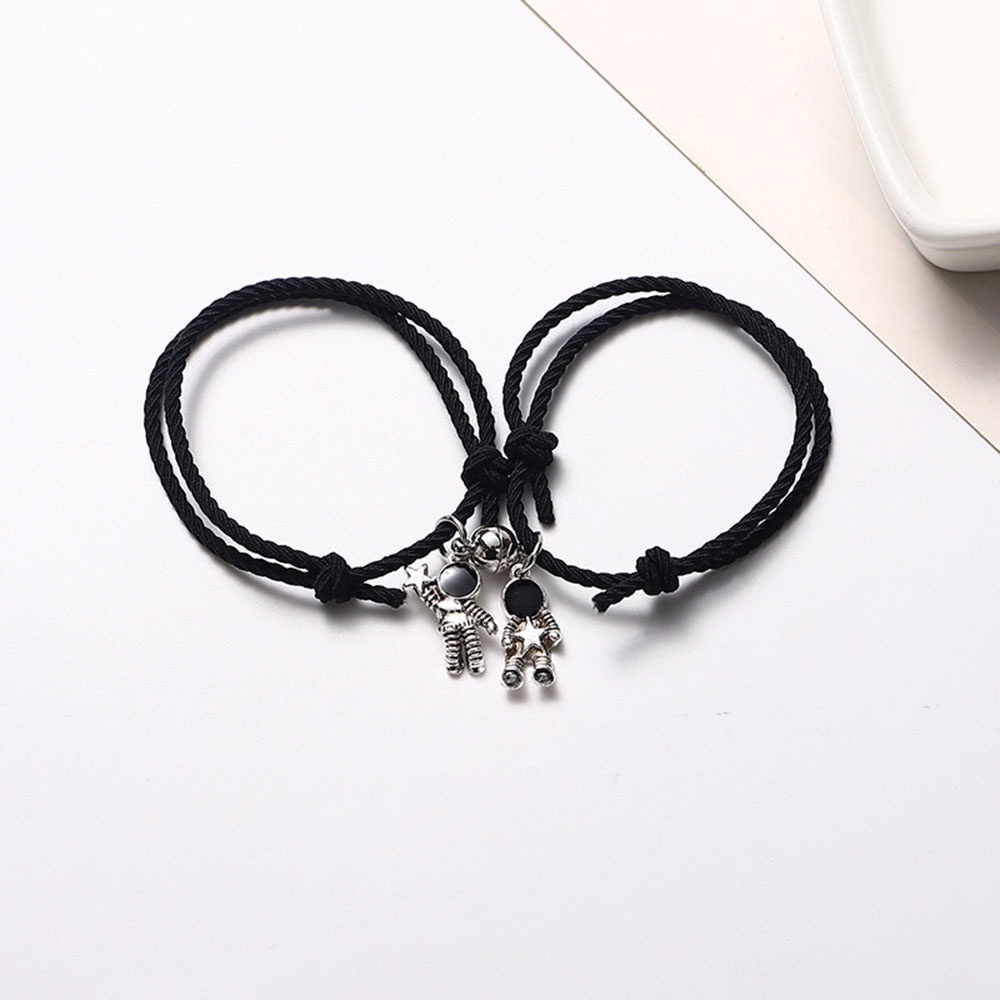 2PCS Fashion Creative Cartoon Astronaut Couple Bracelets