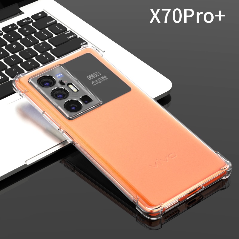 Ốp điện thoại đệm khí chống sốc trong suốt cho Vivo X70 Pro X70Pro Pro+Plus
