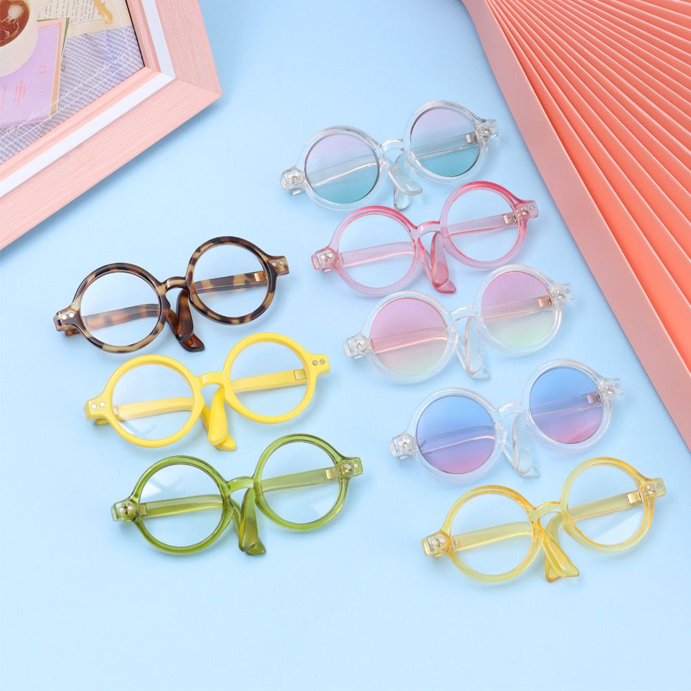 Kính mát gọng tròn nhiều màu sắc dễ thương cho búp bê Blythe
