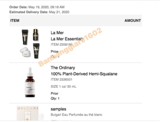 Bộ chăm sóc da  4 món La Mer Essentials (bill Sephora Mỹ)