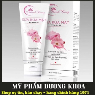 Chính hãng - sữa rửa mặt vitamin b3 thanh trang