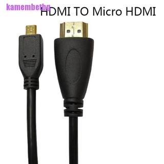 Cáp Chuyển Đổi Micro HDMI Sang HDMI 1080p Mạ Vàng Cho Điện Thoại