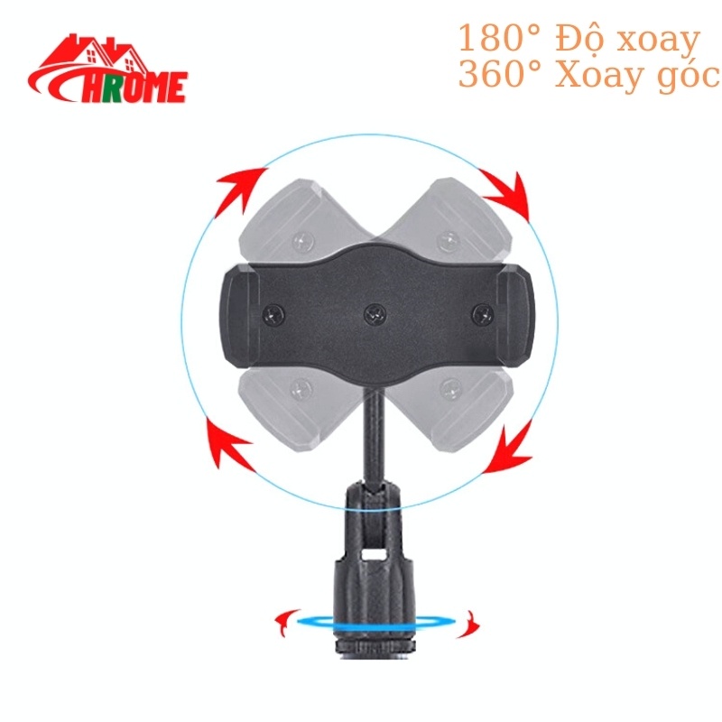 [HÀNG XỊN] Giá đỡ điện thoại để bàn, kẹp điện thoại xoay 360 độ để bàn siêu tiện lợi L7