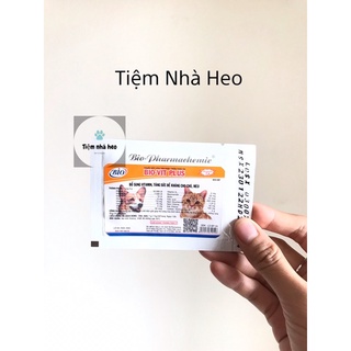 Bổ sung vitamin tăng sức đề kháng cho chó mèo bio vit plus gói 5g- tiệm nhà heo