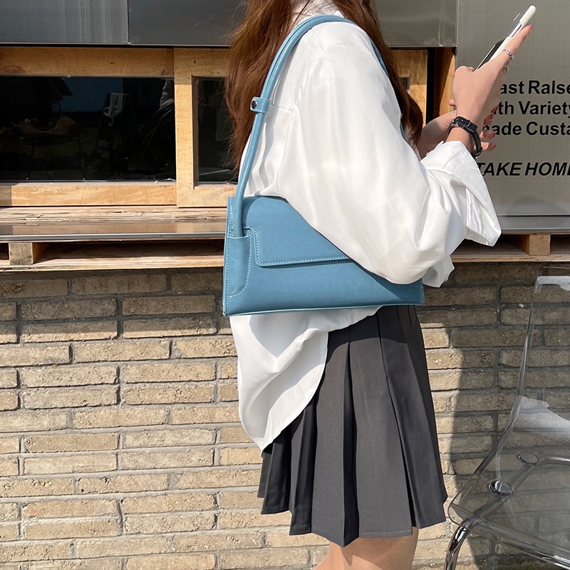 Túi đeo dưới cánh tay Nắp Lật Phong Cách Thời Trang Hàn Quốc Mới