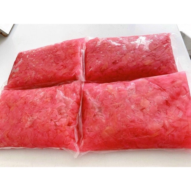 Gừng hồng  Ăn kèm sushi, sashimi Bịch 1 kg