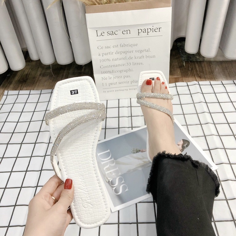 🍑 Dép Bệt Quai Đá